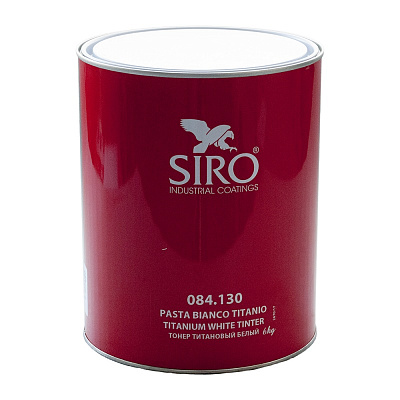 084.130 SIRO Titanium White  Пигментная паста, уп.6кг